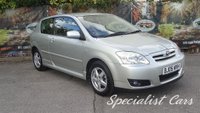 USED 2005 05 TOYOTA COROLLA 1.6 T3 VVT-I 3d 109 BHP 