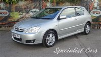USED 2005 05 TOYOTA COROLLA 1.6 T3 VVT-I 3d 109 BHP 