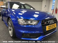 USED 2015 15 AUDI S4 V6T 3.0 TFSI QUATTRO 7 SPD STRONIC UK DELIVERY FLAT FEE &pound;100*OVER 100 IMAGES ON OUR WEBSITE*BESPOKE FINANCE ARRANGED*PART EXCHANGE WELCOME*ALL VEHICLES HPI CLEAR