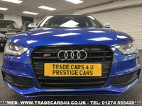 USED 2015 15 AUDI S4 V6T 3.0 TFSI QUATTRO 7 SPD STRONIC UK DELIVERY FLAT FEE &pound;100*OVER 100 IMAGES ON OUR WEBSITE*BESPOKE FINANCE ARRANGED*PART EXCHANGE WELCOME*ALL VEHICLES HPI CLEAR