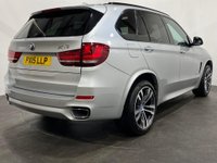 USED 2015 15 BMW X5 3.0 XDRIVE30D M SPORT 5d 255 BHP High Specification , Striking glacier silver , Ivory leather interior