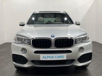 USED 2015 15 BMW X5 3.0 XDRIVE30D M SPORT 5d 255 BHP High Specification , Striking glacier silver , Ivory leather interior