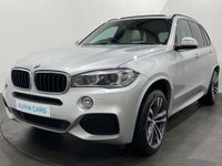 USED 2015 15 BMW X5 3.0 XDRIVE30D M SPORT 5d 255 BHP High Specification , Striking glacier silver , Ivory leather interior