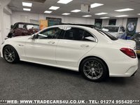 USED 2016 16 MERCEDES-BENZ C 63 AMG PREMIUM 4.0 V8 BITURBO MCT AUTO SPDS 4 DOOR UK DELIVERY FLAT FEE &pound;100*OVER 100 IMAGES ON OUR WEBSITE*BESPOKE FINANCE ARRANGED*PART EXCHANGE WELCOME*ALL VEHICLES HPI CLEAR