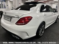 USED 2016 16 MERCEDES-BENZ C 63 AMG PREMIUM 4.0 V8 BITURBO MCT AUTO SPDS 4 DOOR UK DELIVERY FLAT FEE &pound;100*OVER 100 IMAGES ON OUR WEBSITE*BESPOKE FINANCE ARRANGED*PART EXCHANGE WELCOME*ALL VEHICLES HPI CLEAR