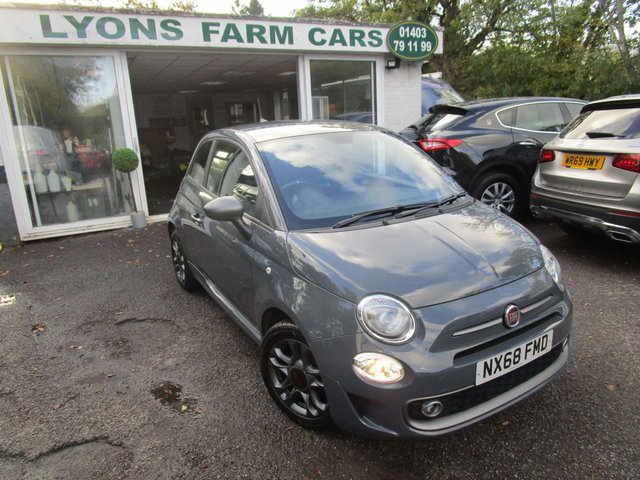 2018 68 Fiat 500 1.2 S (SPORT) 3d 69 BHP NEW SHAPE *7