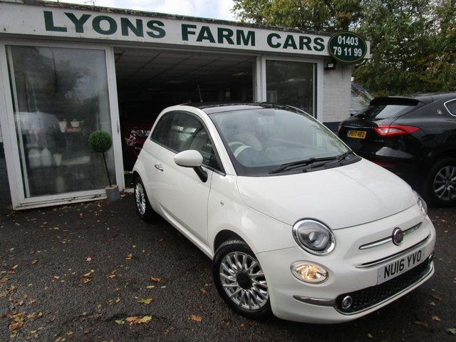 2016 16 Fiat 500 1.2 LOUNGE 3d 69 BHP NEW SHAPE