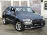 USED 2013 63 AUDI Q3 2.0 TDI S Line 5dr Finished in DAYTONA GREY MET with contrasting Black Part LEATHER trim. This Audi Q3 is a upmarket, premium, compact SUV. It offers plenty of space, Great fun to drive and lots of high tech features. Spec includes 18" Alloys, Part Leather, Sat Nav, Front and Rear Park Sensors, B/Tooth and much more. Serviced at 7505 miles, 12756 miles, 14444 miles, 23628 miles, 30583 miles, 35985 miles (inc Cam Belt and Water Pump), and at 55307 miles on 22/9/2022.