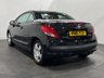 USED 2012 61 PEUGEOT 207 1.6 HDI CC SPORT 2d 112 BHP 41134 Miles Low mileage , Striking Oynx black ,