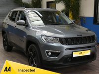 USED 2020 20 JEEP COMPASS 1.4 MULTIAIR II NIGHT EAGLE 5d 138 BHP SAT NAV PART LEATHER HEATED SEATS 1 OWNER 6 MONTHS GOLD WARRANTY