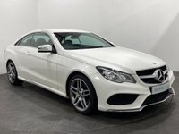 USED 2014 64 MERCEDES-BENZ E-CLASS 2.1 E220 CDI AMG SPORT 2d 170 BHP 1 Former Keeper , Striking gloss white , Full black leather