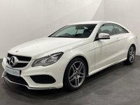 USED 2014 64 MERCEDES-BENZ E-CLASS 2.1 E220 CDI AMG SPORT 2d 170 BHP 1 Former Keeper , Striking gloss white , Full black leather