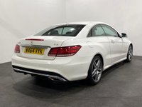 USED 2014 64 MERCEDES-BENZ E-CLASS 2.1 E220 CDI AMG SPORT 2d 170 BHP 1 Former Keeper , Striking gloss white , Full black leather