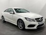 USED 2014 64 MERCEDES-BENZ E-CLASS 2.1 E220 CDI AMG SPORT 2d 170 BHP 1 Former Keeper , Striking gloss white , Full black leather