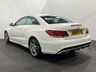 USED 2014 64 MERCEDES-BENZ E-CLASS 2.1 E220 CDI AMG SPORT 2d 170 BHP 1 Former Keeper , Striking gloss white , Full black leather