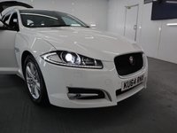 USED 2014 64 JAGUAR XF 2.2 D R-SPORT SPORTBRAKE 5d 163 BHP STUNNING CONDITION WITH FULL SPECIFICATION PLUS GREAT DEALERSHIP SERVICE HISTORY