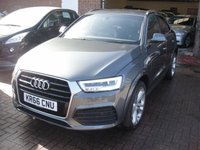 USED 2016 66 AUDI Q3 2.0 TFSI QUATTRO S LINE PLUS AUTO 5D 178 BHP GENUINE MILEAGE AUTO ULEZ FREE