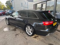 USED 2015 64 AUDI A6 2.0 AVANT TDI ULTRA S LINE 5d 188 BHP +  BLACK LEATHER HEATED SEATS  + BLUETOOTH + FULL SERVICE HISTORY INC CAMBELT + SATELLITE  NAVIGATION +