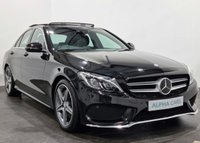 USED 2017 17 MERCEDES-BENZ C-CLASS 2.1 C250 D AMG LINE 4d 204 BHP Panoramic Glass roof, 18" AMG Alloy Wheels, Full Black Leather,