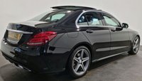 USED 2017 17 MERCEDES-BENZ C-CLASS 2.1 C250 D AMG LINE 4d 204 BHP Panoramic Glass roof, 18" AMG Alloy Wheels, Full Black Leather,