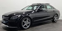 USED 2017 17 MERCEDES-BENZ C-CLASS 2.1 C250 D AMG LINE 4d 204 BHP Panoramic Glass roof, 18" AMG Alloy Wheels, Full Black Leather,