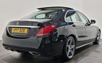 USED 2017 17 MERCEDES-BENZ C-CLASS 2.1 C250 D AMG LINE 4d 204 BHP Panoramic Glass roof, 18" AMG Alloy Wheels, Full Black Leather,