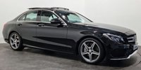 USED 2017 17 MERCEDES-BENZ C-CLASS 2.1 C250 D AMG LINE 4d 204 BHP Panoramic Glass roof, 18" AMG Alloy Wheels, Full Black Leather,