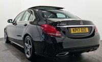 USED 2017 17 MERCEDES-BENZ C-CLASS 2.1 C250 D AMG LINE 4d 204 BHP Panoramic Glass roof, 18" AMG Alloy Wheels, Full Black Leather,