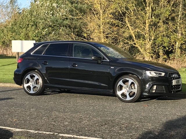 2016 66 Audi A3 2.0 TDI S LINE 5d 148 BHP