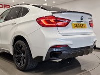 USED 2016 16 BMW X6 3.0 M50D (381 PS) AUTO XDRIVE ( EURO 6 ) S/S 5DR + NAV + M PERFORMANCE BODY KIT + PANORAMIC E/SUNROOF + E/M/HEATED 2 TONE EXCLUSIVE LEATHERS + HEAD UP + CRUISE + MULTIMEDIA + R/CAMERA + F-R PARK + PRIVACY + XENON - LED + 20S + E/BOOT M PERFORMANCE KIT+360 CAM+XENON+2 TONE LEATHER+NAV