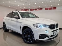 USED 2016 16 BMW X6 3.0 M50D (381 PS) AUTO XDRIVE ( EURO 6 ) S/S 5DR + NAV + M PERFORMANCE BODY KIT + PANORAMIC E/SUNROOF + E/M/HEATED 2 TONE EXCLUSIVE LEATHERS + HEAD UP + CRUISE + MULTIMEDIA + R/CAMERA + F-R PARK + PRIVACY + XENON - LED + 20S + E/BOOT M PERFORMANCE KIT+360 CAM+XENON+2 TONE LEATHER+NAV