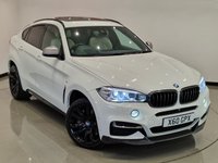 USED 2016 16 BMW X6 3.0 M50D (381 PS) AUTO XDRIVE ( EURO 6 ) S/S 5DR + NAV + M PERFORMANCE BODY KIT + PANORAMIC E/SUNROOF + E/M/HEATED 2 TONE EXCLUSIVE LEATHERS + HEAD UP + CRUISE + MULTIMEDIA + R/CAMERA + F-R PARK + PRIVACY + XENON - LED + 20S + E/BOOT M PERFORMANCE KIT+360 CAM+XENON+2 TONE LEATHER+NAV