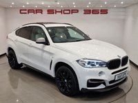 USED 2016 16 BMW X6 3.0 M50D (381 PS) AUTO XDRIVE ( EURO 6 ) S/S 5DR + NAV + M PERFORMANCE BODY KIT + PANORAMIC E/SUNROOF + E/M/HEATED 2 TONE EXCLUSIVE LEATHERS + HEAD UP + CRUISE + MULTIMEDIA + R/CAMERA + F-R PARK + PRIVACY + XENON - LED + 20S + E/BOOT M PERFORMANCE KIT+360 CAM+XENON+2 TONE LEATHER+NAV
