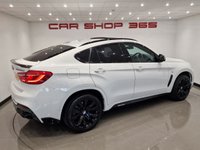 USED 2016 16 BMW X6 3.0 M50D (381 PS) AUTO XDRIVE ( EURO 6 ) S/S 5DR + NAV + M PERFORMANCE BODY KIT + PANORAMIC E/SUNROOF + E/M/HEATED 2 TONE EXCLUSIVE LEATHERS + HEAD UP + CRUISE + MULTIMEDIA + R/CAMERA + F-R PARK + PRIVACY + XENON - LED + 20S + E/BOOT M PERFORMANCE KIT+360 CAM+XENON+2 TONE LEATHER+NAV