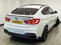 USED 2016 16 BMW X6 3.0 M50D (381 PS) AUTO XDRIVE ( EURO 6 ) S/S 5DR + NAV + M PERFORMANCE BODY KIT + PANORAMIC E/SUNROOF + E/M/HEATED 2 TONE EXCLUSIVE LEATHERS + HEAD UP + CRUISE + MULTIMEDIA + R/CAMERA + F-R PARK + PRIVACY + XENON - LED + 20S + E/BOOT M PERFORMANCE KIT+360 CAM+XENON+2 TONE LEATHER+NAV