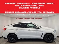 USED 2016 16 BMW X6 3.0 M50D (381 PS) AUTO XDRIVE ( EURO 6 ) S/S 5DR + NAV + M PERFORMANCE BODY KIT + PANORAMIC E/SUNROOF + E/M/HEATED 2 TONE EXCLUSIVE LEATHERS + HEAD UP + CRUISE + MULTIMEDIA + R/CAMERA + F-R PARK + PRIVACY + XENON - LED + 20S + E/BOOT M PERFORMANCE KIT+360 CAM+XENON+2 TONE LEATHER+NAV