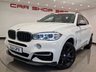 USED 2016 16 BMW X6 3.0 M50D (381 PS) AUTO XDRIVE ( EURO 6 ) S/S 5DR + NAV + M PERFORMANCE BODY KIT + PANORAMIC E/SUNROOF + E/M/HEATED 2 TONE EXCLUSIVE LEATHERS + HEAD UP + CRUISE + MULTIMEDIA + R/CAMERA + F-R PARK + PRIVACY + XENON - LED + 20S + E/BOOT M PERFORMANCE KIT+360 CAM+XENON+2 TONE LEATHER+NAV