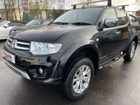 USED 2014 64 MITSUBISHI L200 2.5 DI-D 4X4 BARBARIAN LB DCB 175 BHP ONLY 2 OWNERS FROM NEW+NO VAT+FULL LEATHER+SIDE STEPS+REAR ROLL BACK COVER+1 FULL YEARS MOT PRIOR TO COLLECTION+FINANCE AND EXTENDED WARRANTY AVAILABLE ON THIS USED VEHICLE!!!