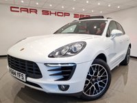 USED 2014 64 PORSCHE MACAN 3.0 TD V6 S (258 PS) PDK 4WD EURO 6 (S/S) + NAV + PAN ROOF + E/M/HEATED RED LEATHERS + BOSE + AIR SUSPENSION + CRUISE + PARK AID + PRIVACY + 20S + E/BOOT PANROOF+XENON+18 WAY ADAPTIVE RED LEATHERS+NAV+CRUISE