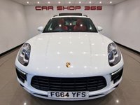 USED 2014 64 PORSCHE MACAN 3.0 TD V6 S (258 PS) PDK 4WD EURO 6 (S/S) + NAV + PAN ROOF + E/M/HEATED RED LEATHERS + BOSE + AIR SUSPENSION + CRUISE + PARK AID + PRIVACY + 20S + E/BOOT PANROOF+XENON+18 WAY ADAPTIVE RED LEATHERS+NAV+CRUISE