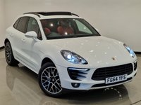 USED 2014 64 PORSCHE MACAN 3.0 TD V6 S (258 PS) PDK 4WD EURO 6 (S/S) + NAV + PAN ROOF + E/M/HEATED RED LEATHERS + BOSE + AIR SUSPENSION + CRUISE + PARK AID + PRIVACY + 20S + E/BOOT PANROOF+XENON+18 WAY ADAPTIVE RED LEATHERS+NAV+CRUISE