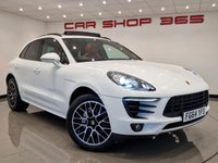 USED 2014 64 PORSCHE MACAN 3.0 TD V6 S (258 PS) PDK 4WD EURO 6 (S/S) + NAV + PAN ROOF + E/M/HEATED RED LEATHERS + BOSE + AIR SUSPENSION + CRUISE + PARK AID + PRIVACY + 20S + E/BOOT PANROOF+XENON+18 WAY ADAPTIVE RED LEATHERS+NAV+CRUISE