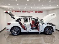 USED 2014 64 PORSCHE MACAN 3.0 TD V6 S (258 PS) PDK 4WD EURO 6 (S/S) + NAV + PAN ROOF + E/M/HEATED RED LEATHERS + BOSE + AIR SUSPENSION + CRUISE + PARK AID + PRIVACY + 20S + E/BOOT PANROOF+XENON+18 WAY ADAPTIVE RED LEATHERS+NAV+CRUISE