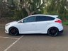 USED 2018 18 FORD FOCUS 2.0 ST-3 5d 247 BHP BRAKE FLUID CHANGE, SERVICE, FRONT PADS 19/10/2022 - METALLIC FROZEN WHITE PAINT ST-3