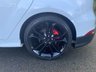 USED 2018 18 FORD FOCUS 2.0 ST-3 5d 247 BHP BRAKE FLUID CHANGE, SERVICE, FRONT PADS 19/10/2022 - METALLIC FROZEN WHITE PAINT ST-3