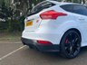 USED 2018 18 FORD FOCUS 2.0 ST-3 5d 247 BHP BRAKE FLUID CHANGE, SERVICE, FRONT PADS 19/10/2022 - METALLIC FROZEN WHITE PAINT ST-3