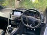 USED 2018 18 FORD FOCUS 2.0 ST-3 5d 247 BHP BRAKE FLUID CHANGE, SERVICE, FRONT PADS 19/10/2022 - METALLIC FROZEN WHITE PAINT ST-3