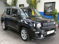 USED 2019 19 JEEP RENEGADE 1.3 LONGITUDE 5d 148 BHP SAT NAV PARKING SENSORS CRUISE 1 OWNER 6 MONTHS GOLD WARRANTY