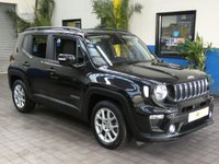 USED 2019 19 JEEP RENEGADE 1.3 LONGITUDE 5d 148 BHP SAT NAV PARKING SENSORS CRUISE 1 OWNER 6 MONTHS GOLD WARRANTY