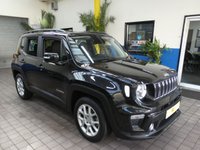 USED 2019 19 JEEP RENEGADE 1.3 LONGITUDE 5d 148 BHP SAT NAV PARKING SENSORS CRUISE 1 OWNER 6 MONTHS GOLD WARRANTY